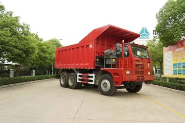 371HP LHD a utilisé le sino camion à benne basculante, camion à benne basculante utilisé de mine 70 tonnes de matière de charge