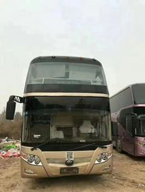 Autobus commercial utilisé par Yutong de 67 sièges deux couches certificat de la CE d'OIN ccc de 2015 ans