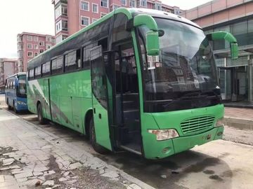 51 sièges portes de double diapositives de vert de moteur d'avant de bus touristique utilisées par Yutong de 2010 ans