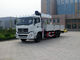 12Ton 6x4 Dongfeng a utilisé le camion 12000X2500X3850mm de grue avec le bras étirable